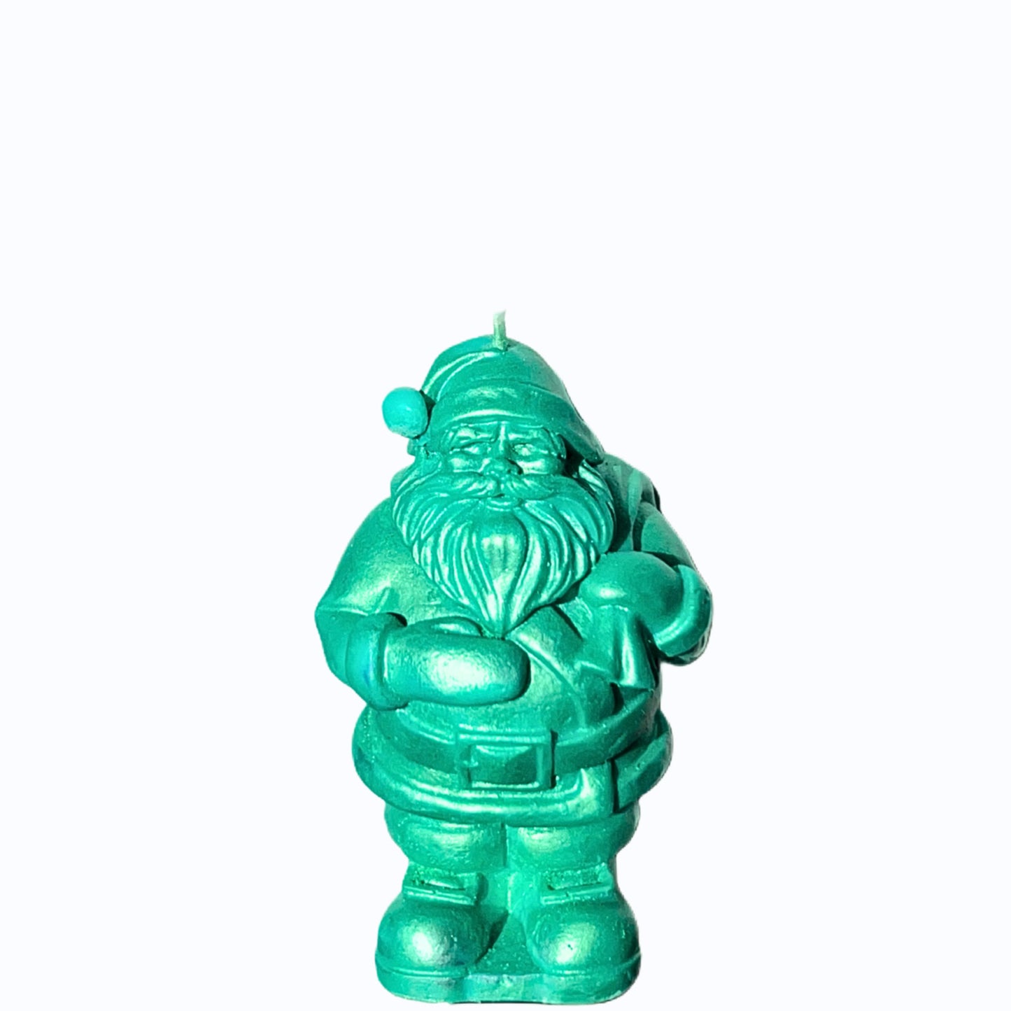 Santa in Wintergrün
